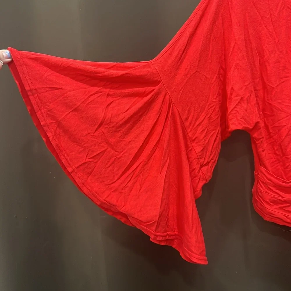 Free People Women’s Blouse, Red, size XS